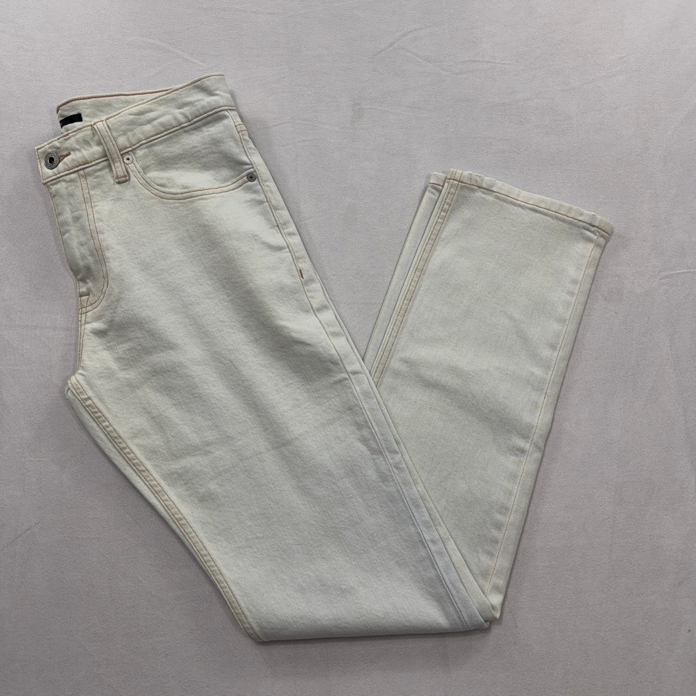 Vince Jeans DM/01 Straight Leg Stretch Denim Off White Mens 29x33